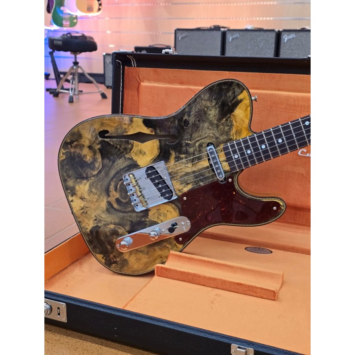 Fender - Artisan Buckeye Double Esquire NOS, Rosewood Fingerboard, Aged Natural