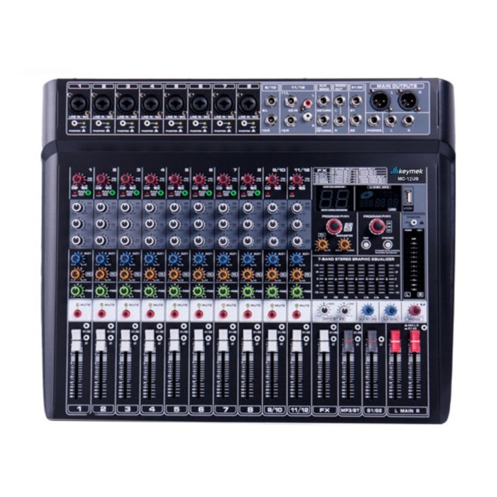 Keymek MC-12UB - Mixer Analogico