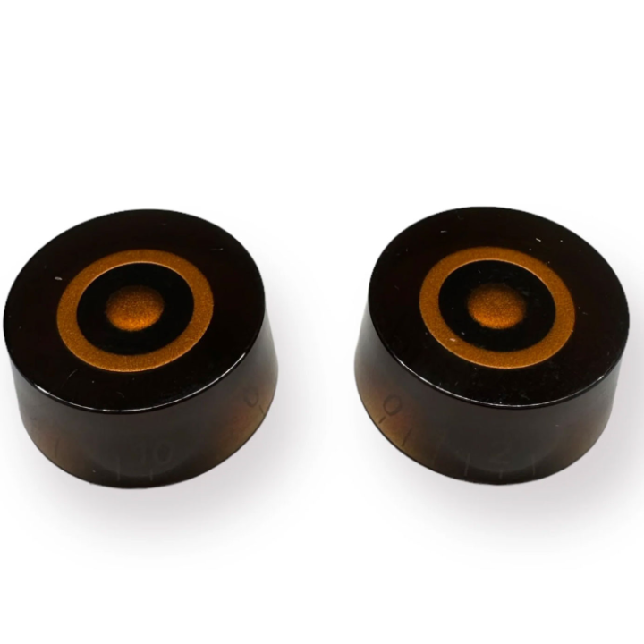 Acquista Axlabs Ax-L526-2 Speed Knob Aged Gold/White Font 2pcs online | Merula Strumenti Musicali