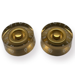 Acquista Axlabs Ax-L527-2 Speed Knob Gold/White Font 2pcs online | Merula Strumenti Musicali