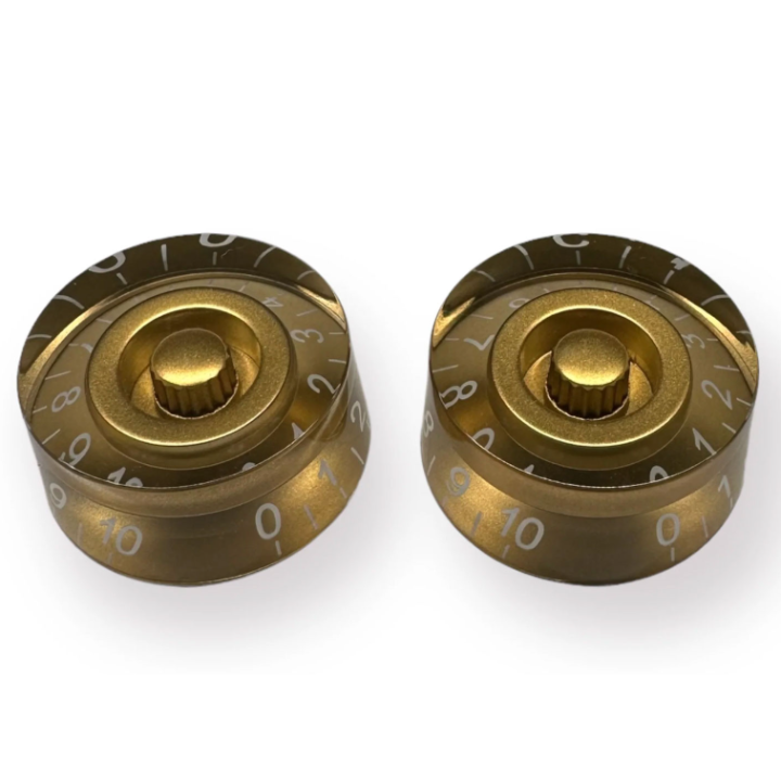 Acquista Axlabs Ax-L527-2 Speed Knob Gold/White Font 2pcs online | Merula Strumenti Musicali