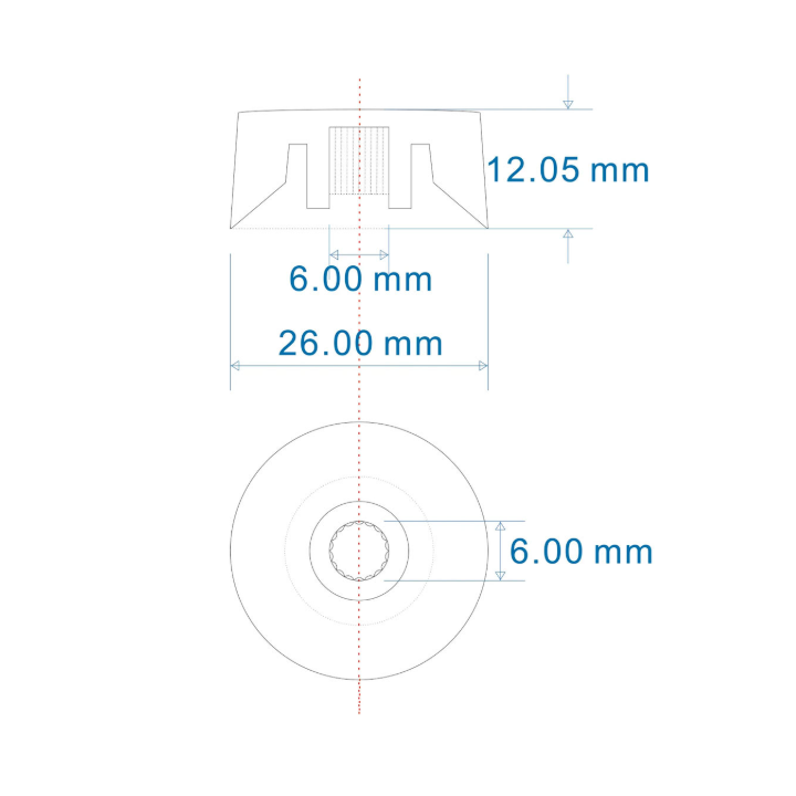 Acquista Axlabs Ax-L527-2 Speed Knob Gold/White Font 2pcs online | Merula Strumenti Musicali