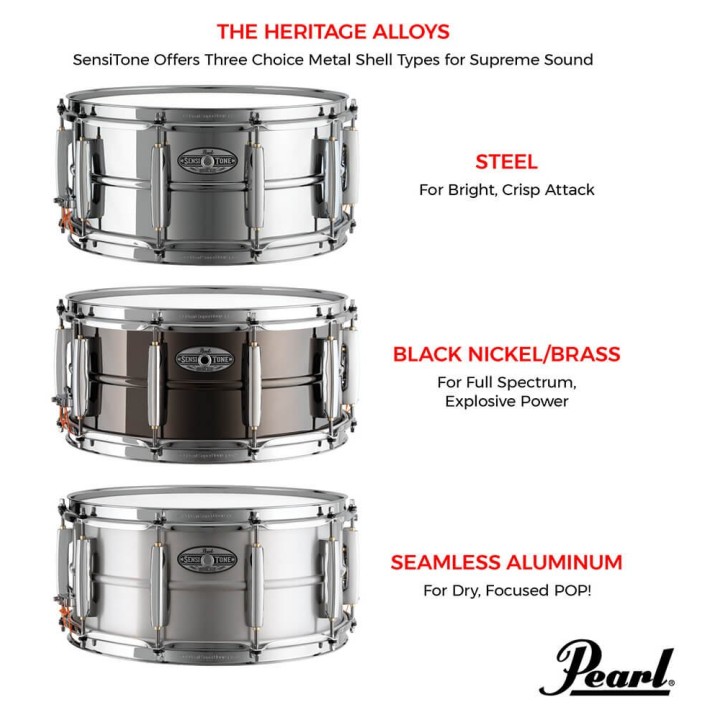 Pearl - STH1450AL Rullante Sensitone in Alluminio