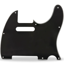 AXLABS - AX-PGT3P8S-B  Pickguard 62 Tele Style 3ply 8 hole black