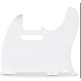 AXLABS - AX-PGT1P5S-W  Pickguard 52 Tele Style 1ply 5 hole white