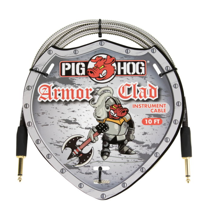 Pig Hog - PHAC-10 Armor Clad Instrument Cable, 10ft (3,048 m)