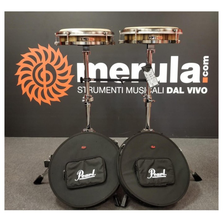 Pearl - Set Travel Congas con Supporto e Borsa