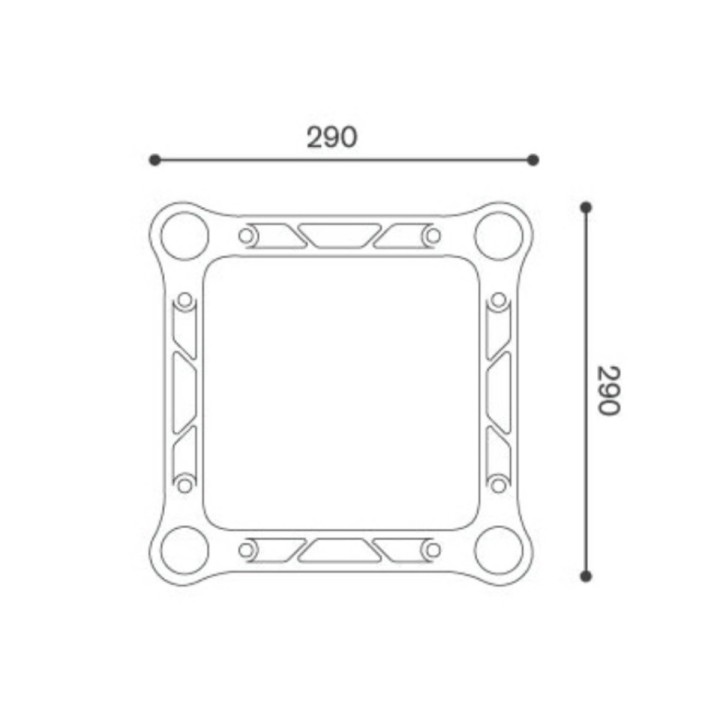 Alumaster S29Q 150 - Traliccio Quadrato