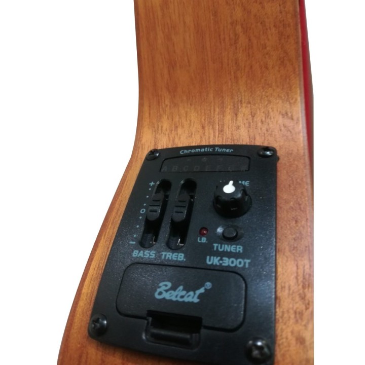 Rialto UM2015E - Ukulele Rialto Soprano Elettrificato