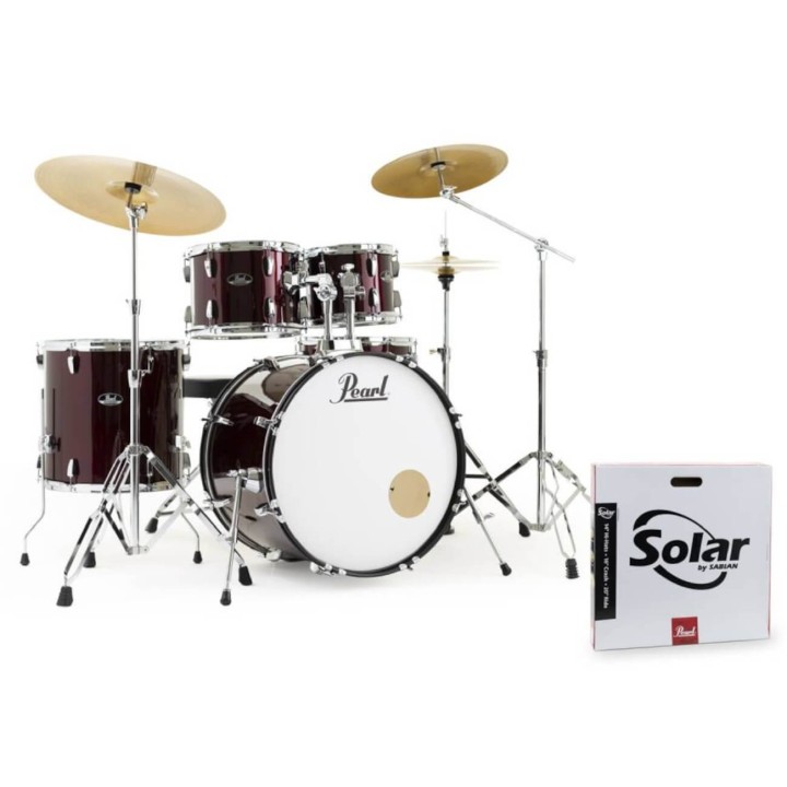 Pearl - RS505C/C91 Roadshow Set con Piatti Solar Sabian