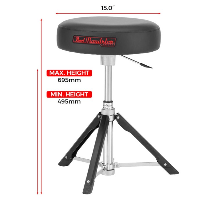Pearl - D-1500RGL Roadster Hydraulic Throne