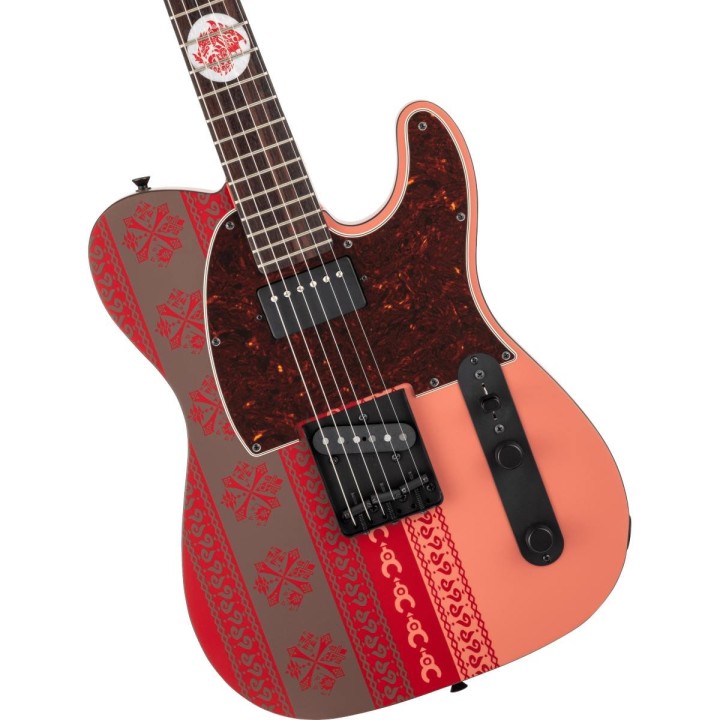 Fender Monster Hunter Rathalos Telecaster, Rosewood Fingerboard, Rathalos Red