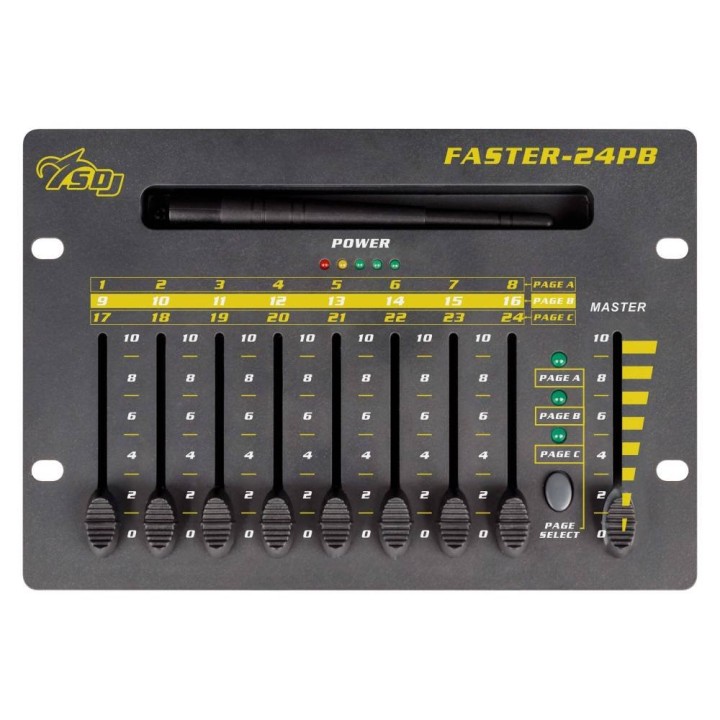 SDJ Faster 24 Battery - Controller DMX