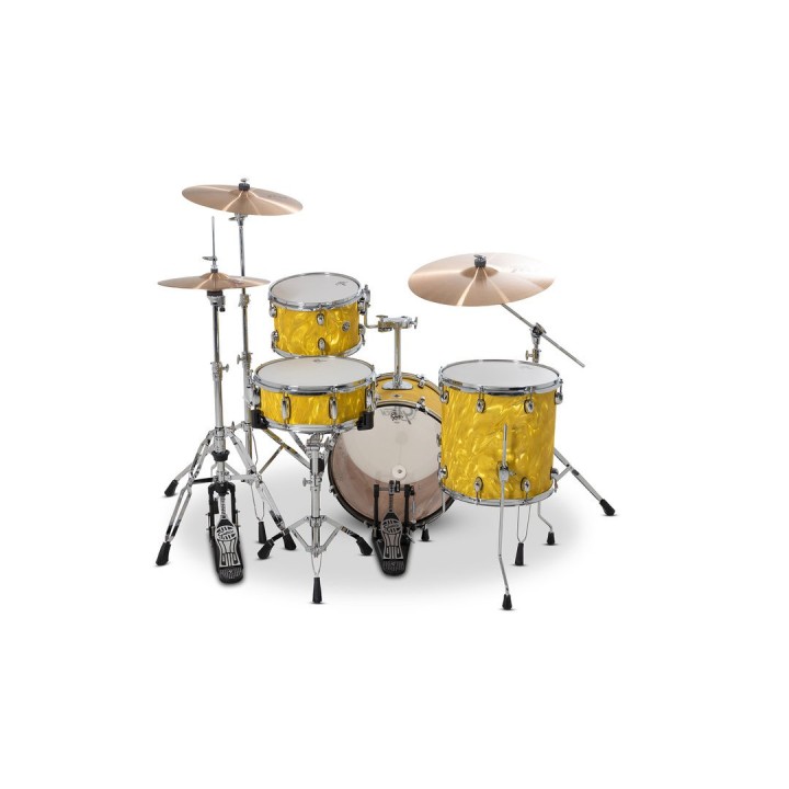Acquista GRETSCH Shell-Set Catalina Club Cassa da 18" Yellow Satin Flame - Gr814054 - Cc2-J48 online | Merula Strumenti Musicali