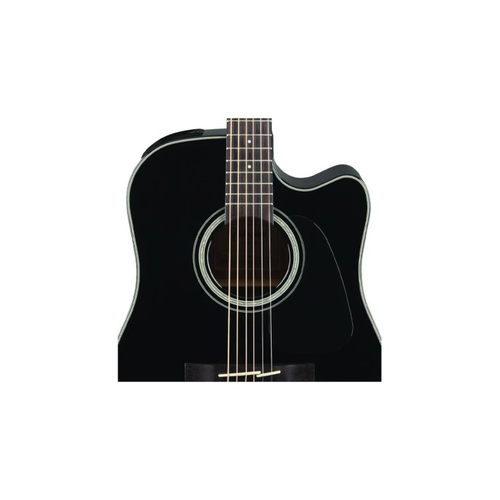 Takamine - TAK-GD30CE-BLK Dreadnought Ctw Elet G Series