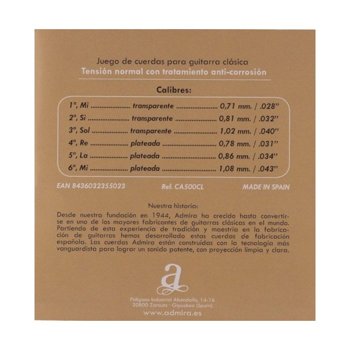 Corde per chitarra classica