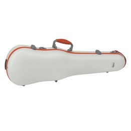 Gewapure - PS351088 Astuccio Sagomato Per Violino Policarbonato Fun 4/4 - 1/2 Bianco/Nero