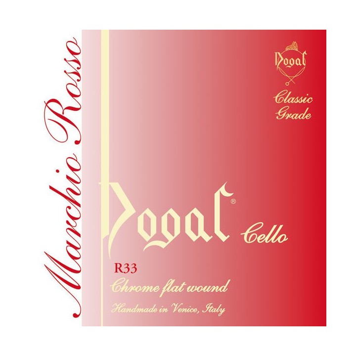 Acquista DOGAL RE violoncello marchio rosso 1/2 in metalcromo laminato R33A2 online | Merula Strumenti Musicali
