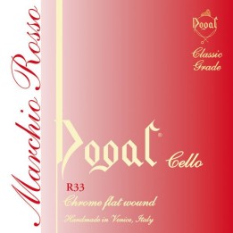 Acquista DOGAL SOL violoncello marchio rosso 1/2 in metalcromo R33A3 online | Merula Strumenti Musicali