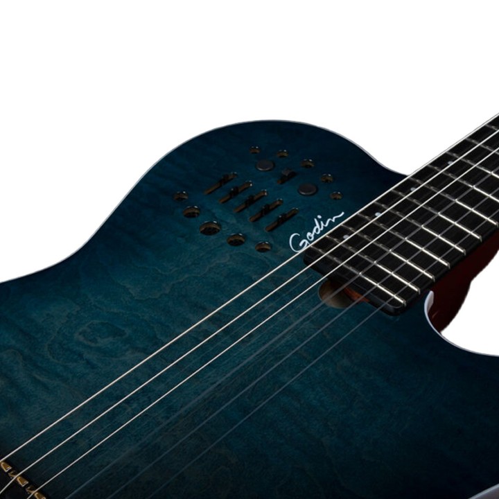 Godin - ACS Nylon Synth Access Denim Blue Flame HG