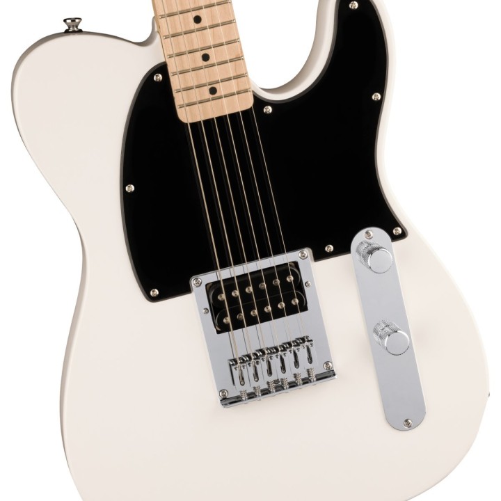 Squier | Sonic Esquire H, Maple Fingerboard, Black Pickguard, Arctic White