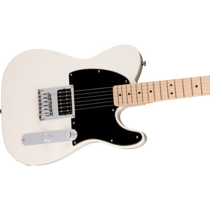 Squier | Sonic Esquire H, Maple Fingerboard, Black Pickguard, Arctic White