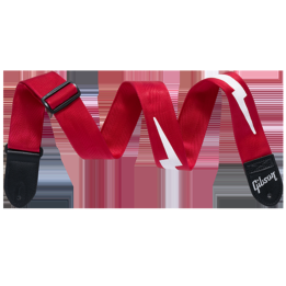 Acquista Gibson 437262 Asbolt-Red The Lightning Bolt Seatbelt (Red) online | Merula Strumenti Musicali
