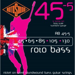 Acquista ROTOSOUND Rb45-5 Roto Bass Muta 5 Nickel On Steel 45-130 online | Merula Strumenti Musicali
