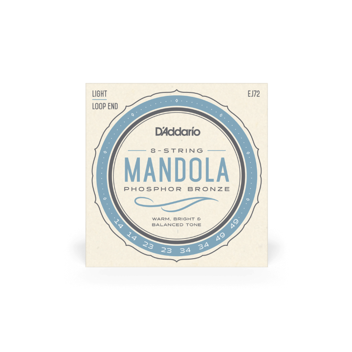 Acquista D'Addario Ej72 D'Addario Ej72 Phosphor Bronze Mandola Strings, Light, 14-49 online | Merula Strumenti Musicali