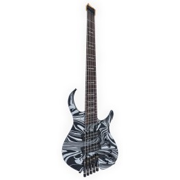 Marcus Miller - M6 Headless 5 Black Swirl