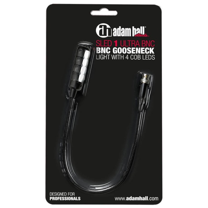 Adam Hall - SLED 1 ULTRA BNC Lampada a Collo d'Oca BNC