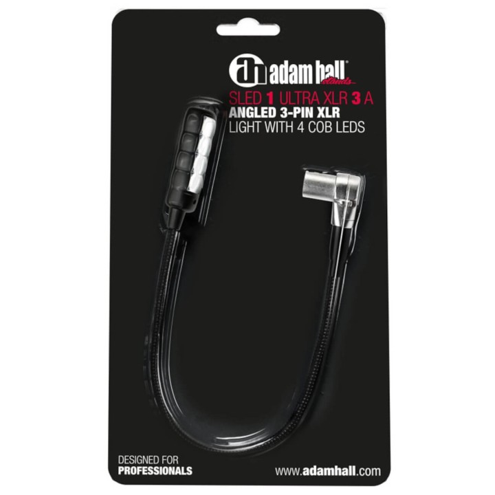 Adam Hall - SLED1 ULTRAXLR3A Lampada a Collo d'Oca XLR