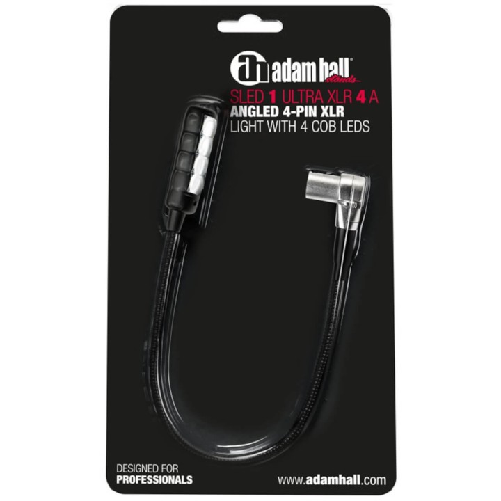 Adam Hall - SLED1 ULTRA XLR 4A  lampada a collo d'oca
