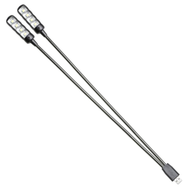 Adam Hall - SLED2 ULTRA USB Lampada a Collo d'Oca