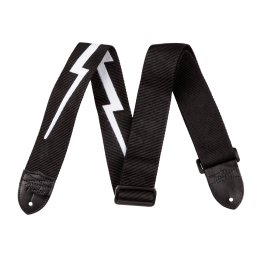 Acquista Fender 0990613106 2" Poly Lightning Bolt Blk/Wht online | Merula Strumenti Musicali