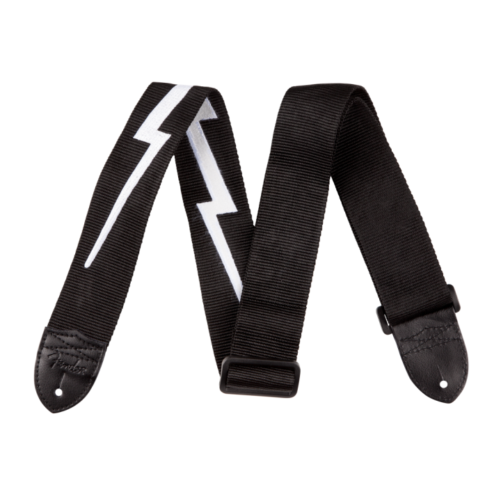 Acquista Fender 0990613106 2" Poly Lightning Bolt Blk/Wht online | Merula Strumenti Musicali