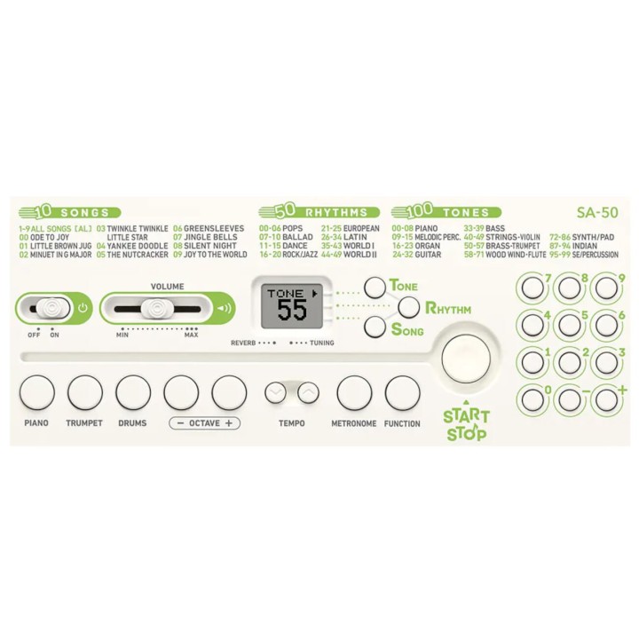 Casio - SA-50 + Borsa + Alimentatore