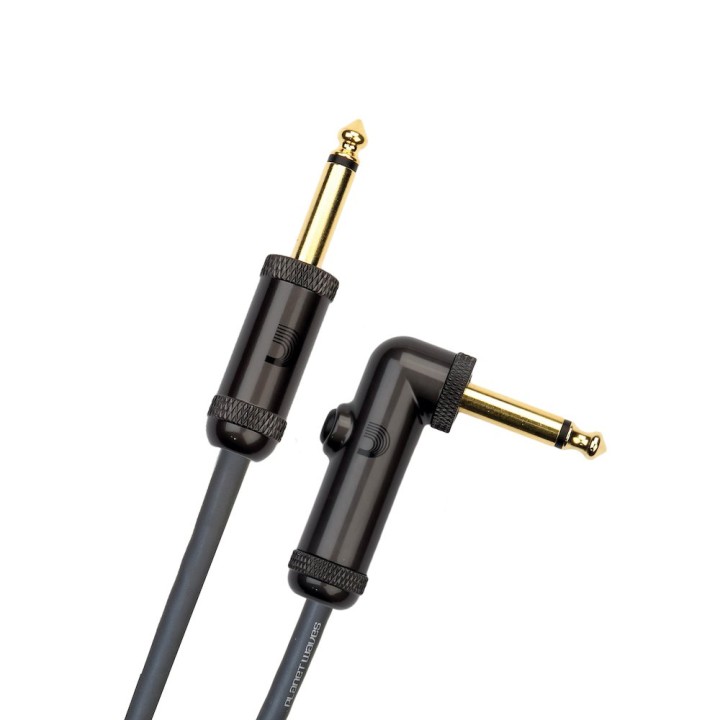 D'Addario - PW-AGRA-10 Circuit Breaker Instrument Cable, Right-Angle, 10 feet