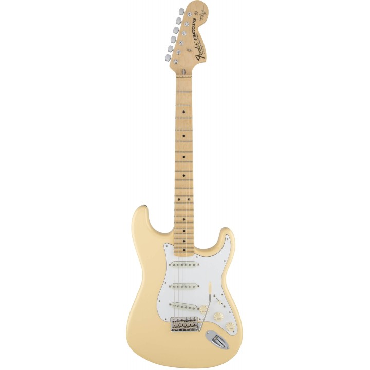Acquista FENDER Yngwie Malmsteen Stratocaster, Scalloped Maple Fingerboard, Vintage White online | Merula Strumenti Musicali