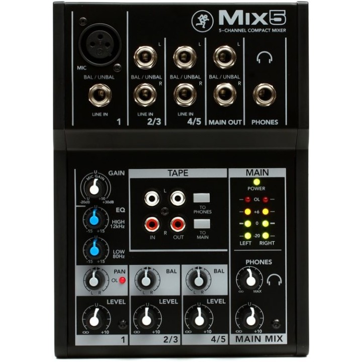 Acquista MACKIE Mix5 online | Merula Strumenti Musicali