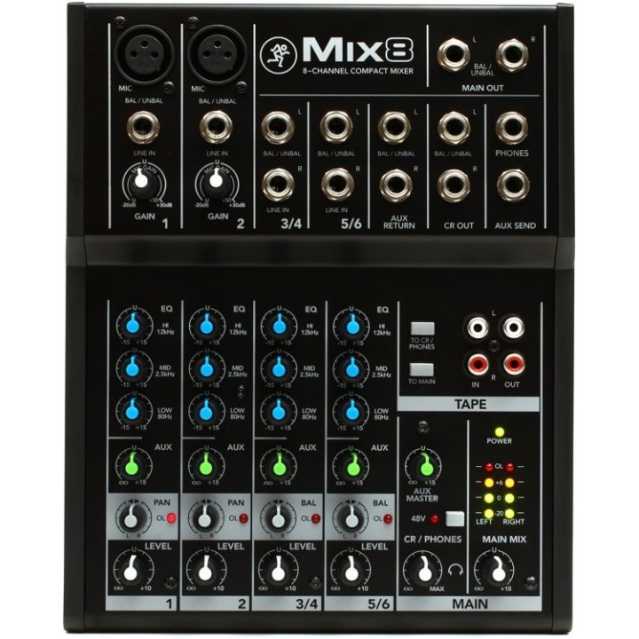 Acquista MACKIE MIX-8 online | Merula Strumenti Musicali