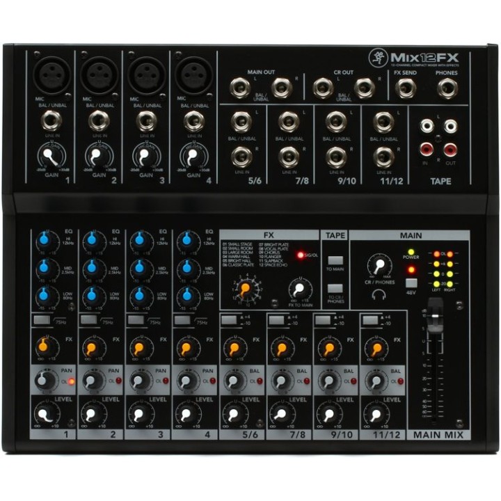 Acquista MACKIE Mix12fx online | Merula Strumenti Musicali