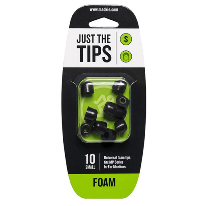 Acquista MACKIE Mp Series Small Foam Black Tips Kit online | Merula Strumenti Musicali