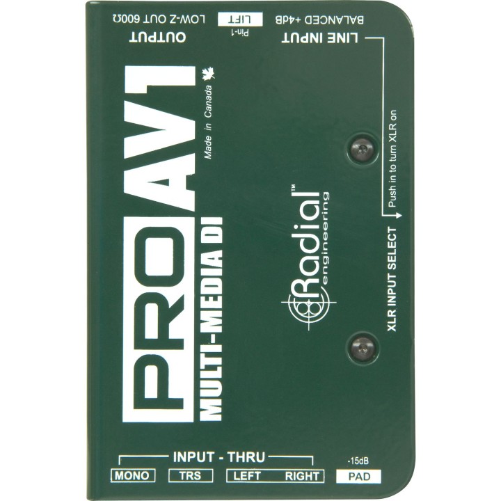 Acquista RADIAL PRO AV1 online | Merula Strumenti Musicali