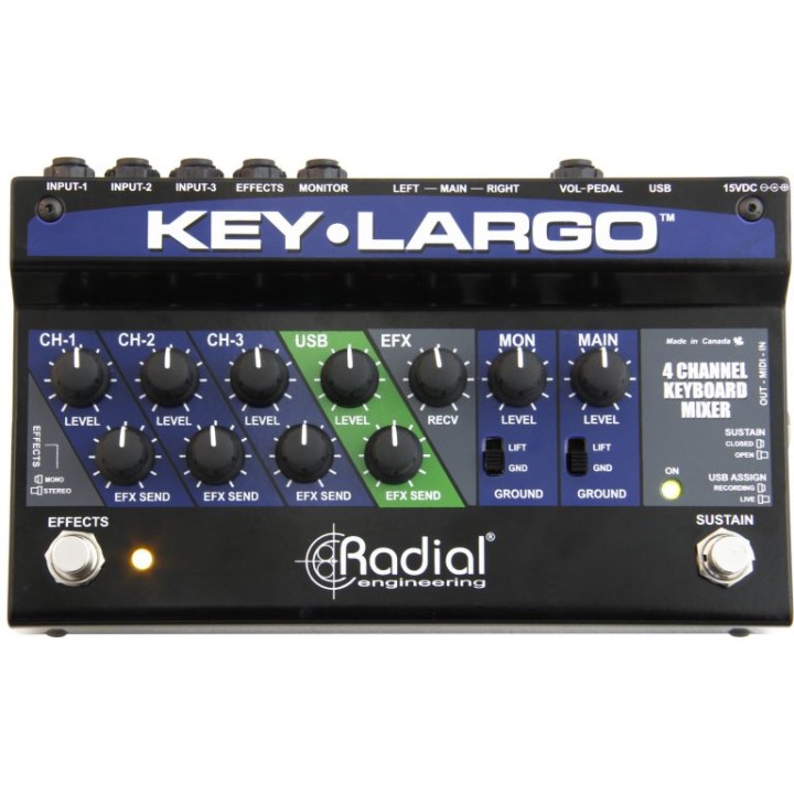 Acquista RADIAL Key Largo online | Merula Strumenti Musicali