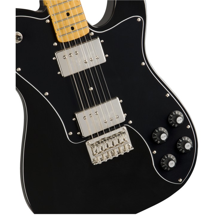 Acquista SQUIER Classic Vibe '70s Telecaster Deluxe, Maple Fingerboard, Black online | Merula Strumenti Musicali
