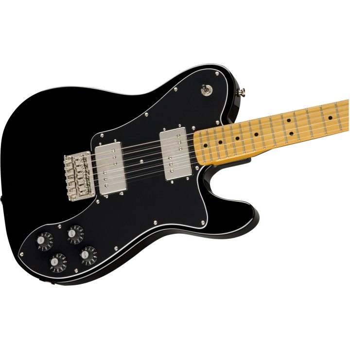 Acquista SQUIER Classic Vibe '70s Telecaster Deluxe, Maple Fingerboard, Black online | Merula Strumenti Musicali