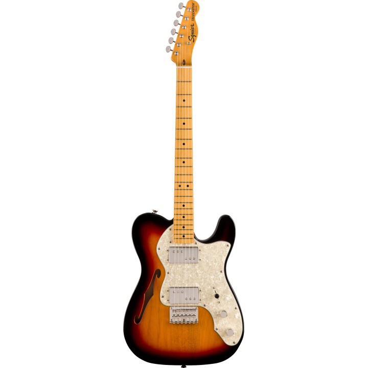 Acquista SQUIER Classic Vibe '70s Telecaster Thinline, Maple Fingerboard, 3-Color Sunburst online | Merula Strumenti Musicali