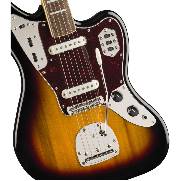 Acquista SQUIER Classic Vibe '70s Jaguar, Laurel Fingerboard, 3-Color Sunburst online | Merula Strumenti Musicali