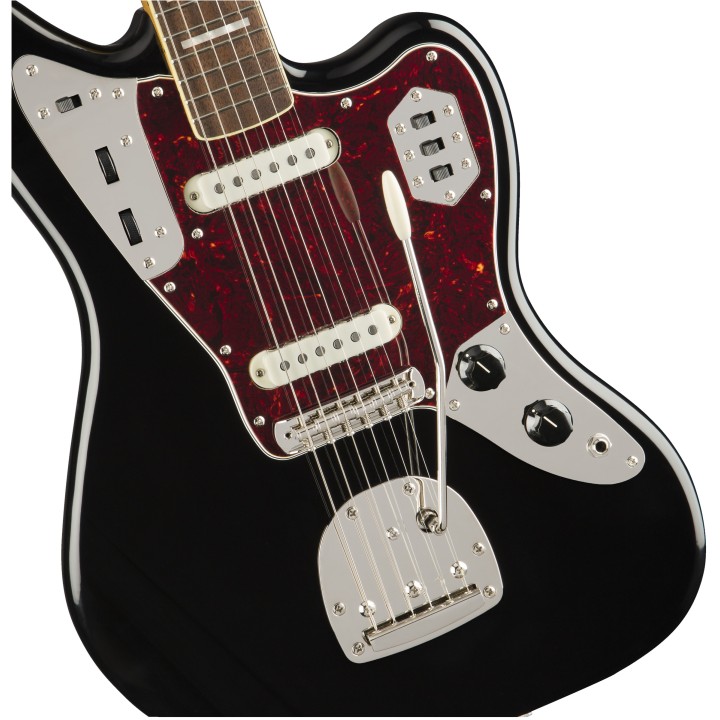 Acquista SQUIER Classic Vibe '70s Jaguar, Laurel Fingerboard, Black online | Merula Strumenti Musicali
